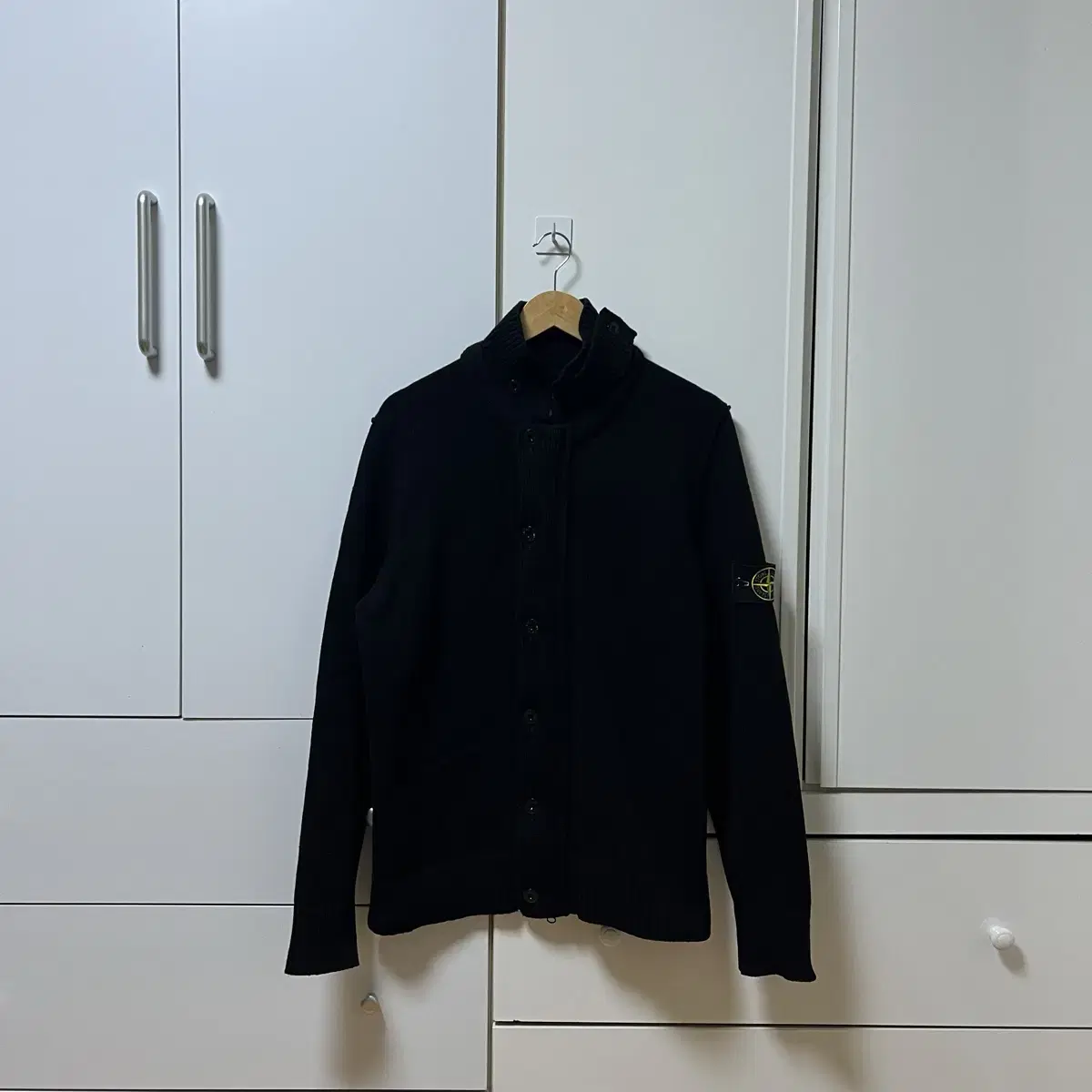 [ XL ] Stone Island Lambswool Knit Cardigan