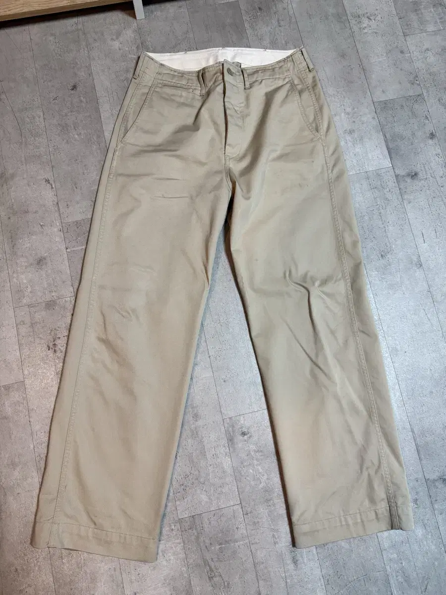 [34]Full Count 1201 Chino Pants Khaki