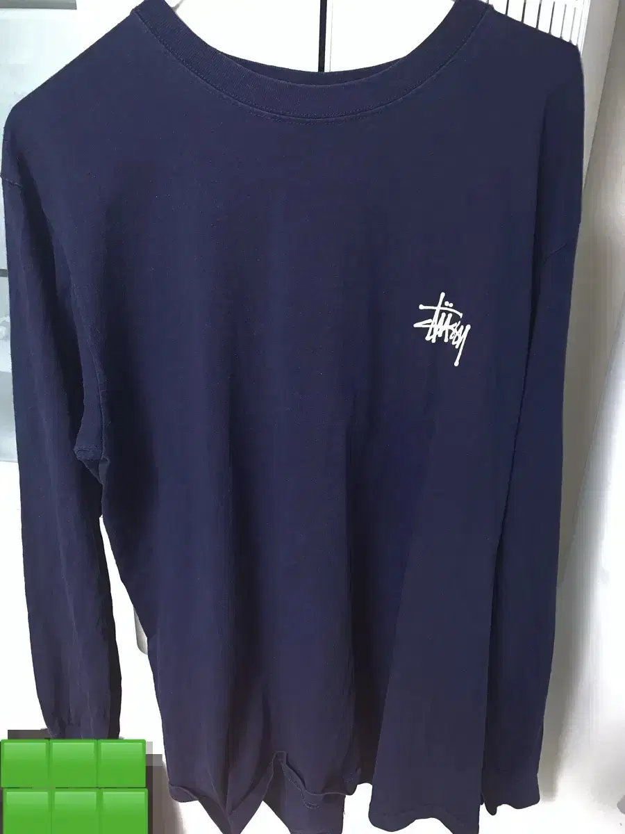 Stussy Long Sleeve Tee Navy L