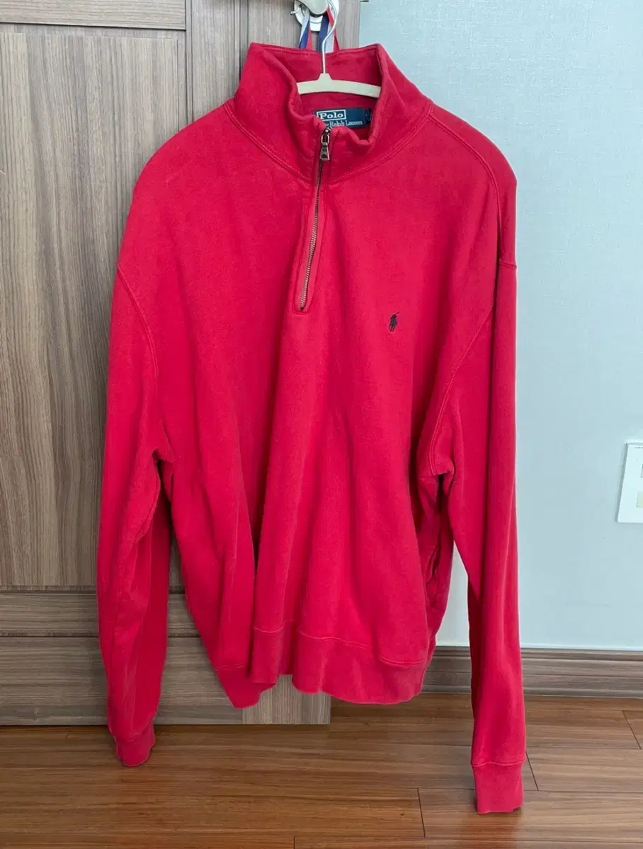 2XL Polo Vahn Zip-Up Mantu Red