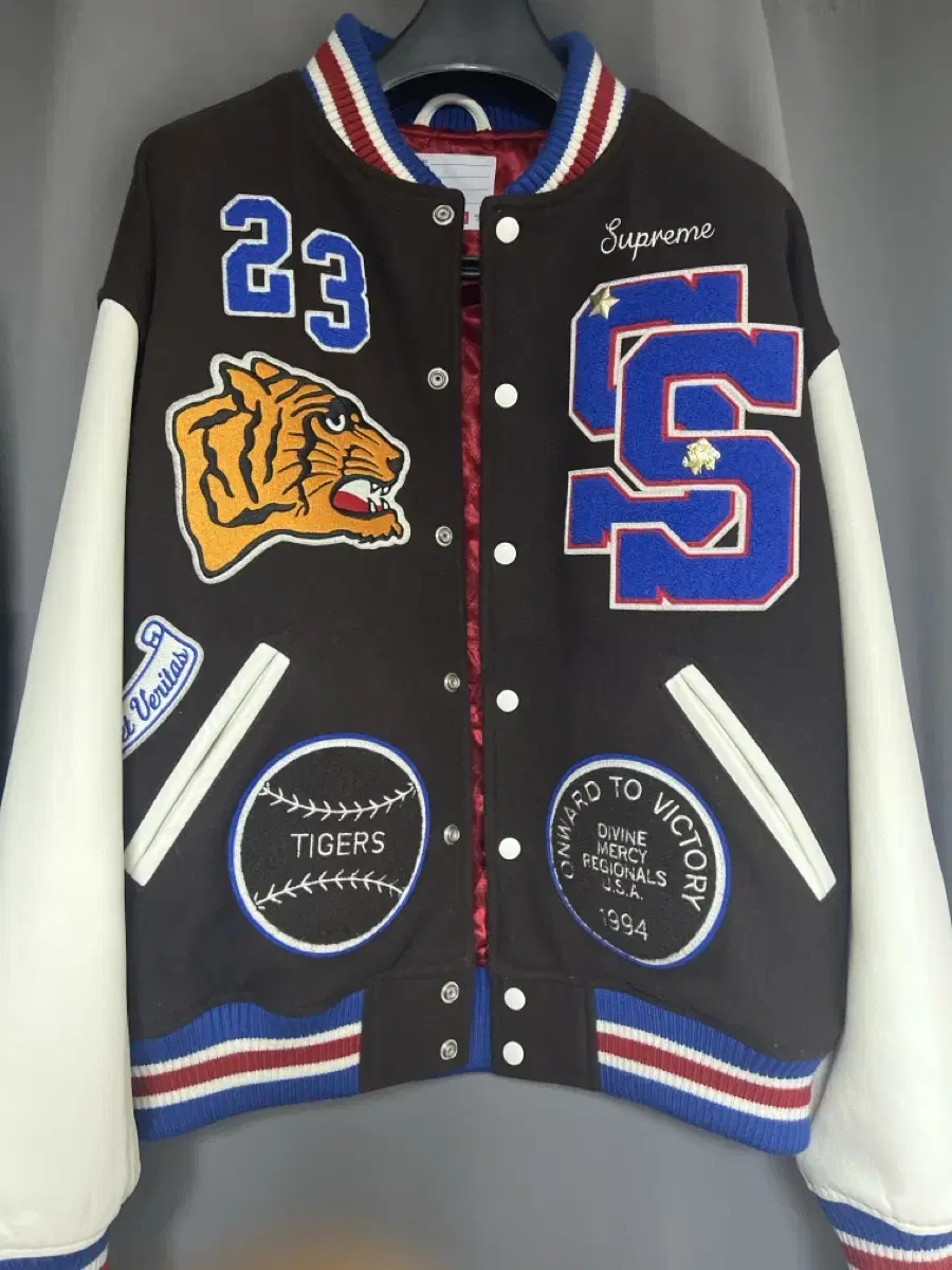 Supreme Tiger Varsity Brown L