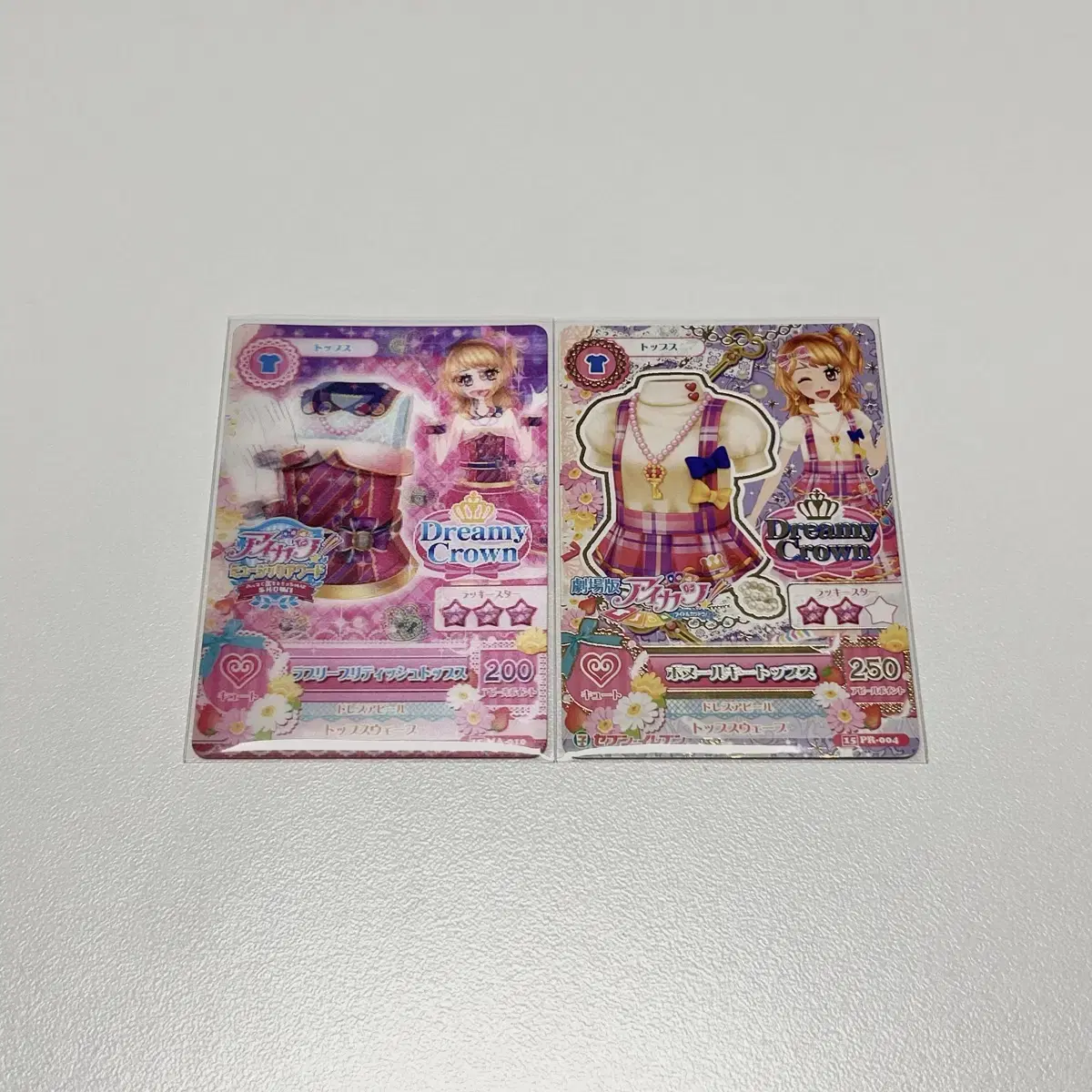 I.M. Star Theatrical Edition haneul Akari hologram lenticular Distribution Car Aikatsu First Edition