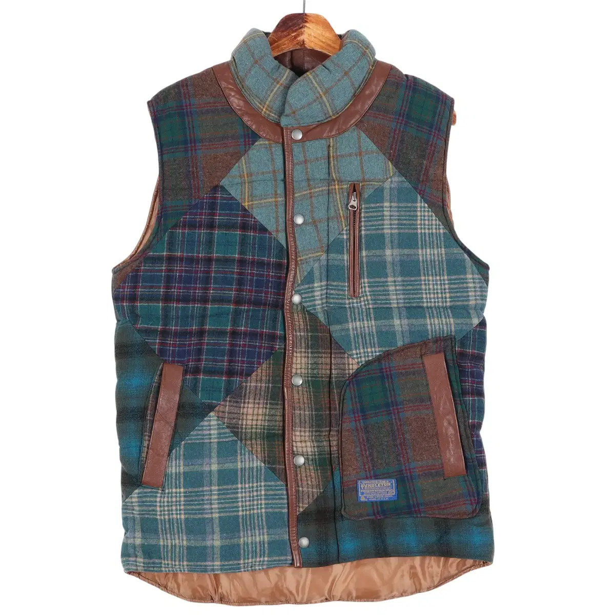 Pendleton PENDLETON Patchwork Wool Vest XL