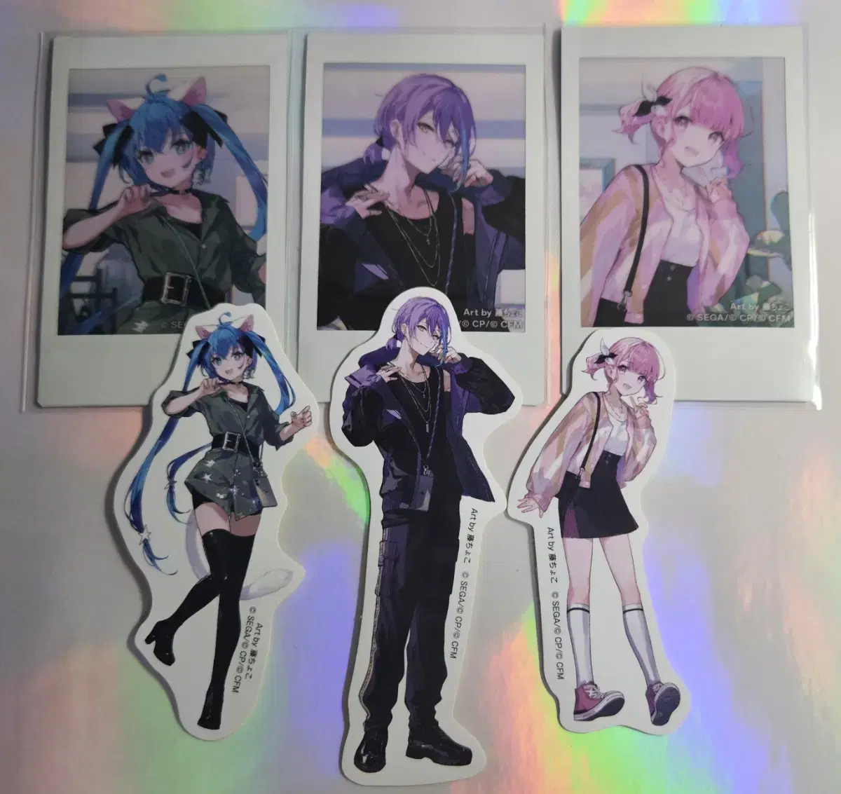 Proska JoJo Town Cheki sticker lew emumiku