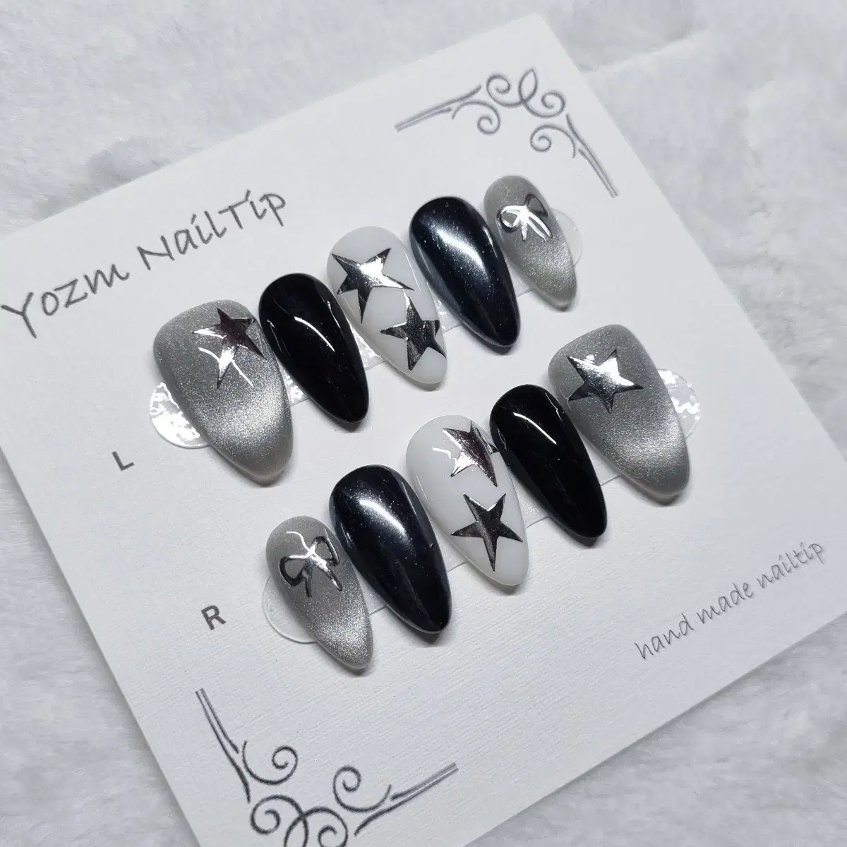 Yozm NailTip 실버마그넷스타