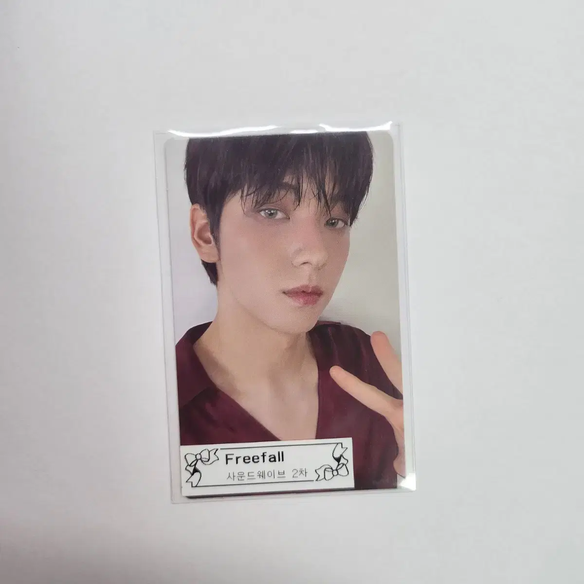 TXT Pre-Fall soundwave 2nd soobin ld photocard soundwave 1st Soobin WeverseCon