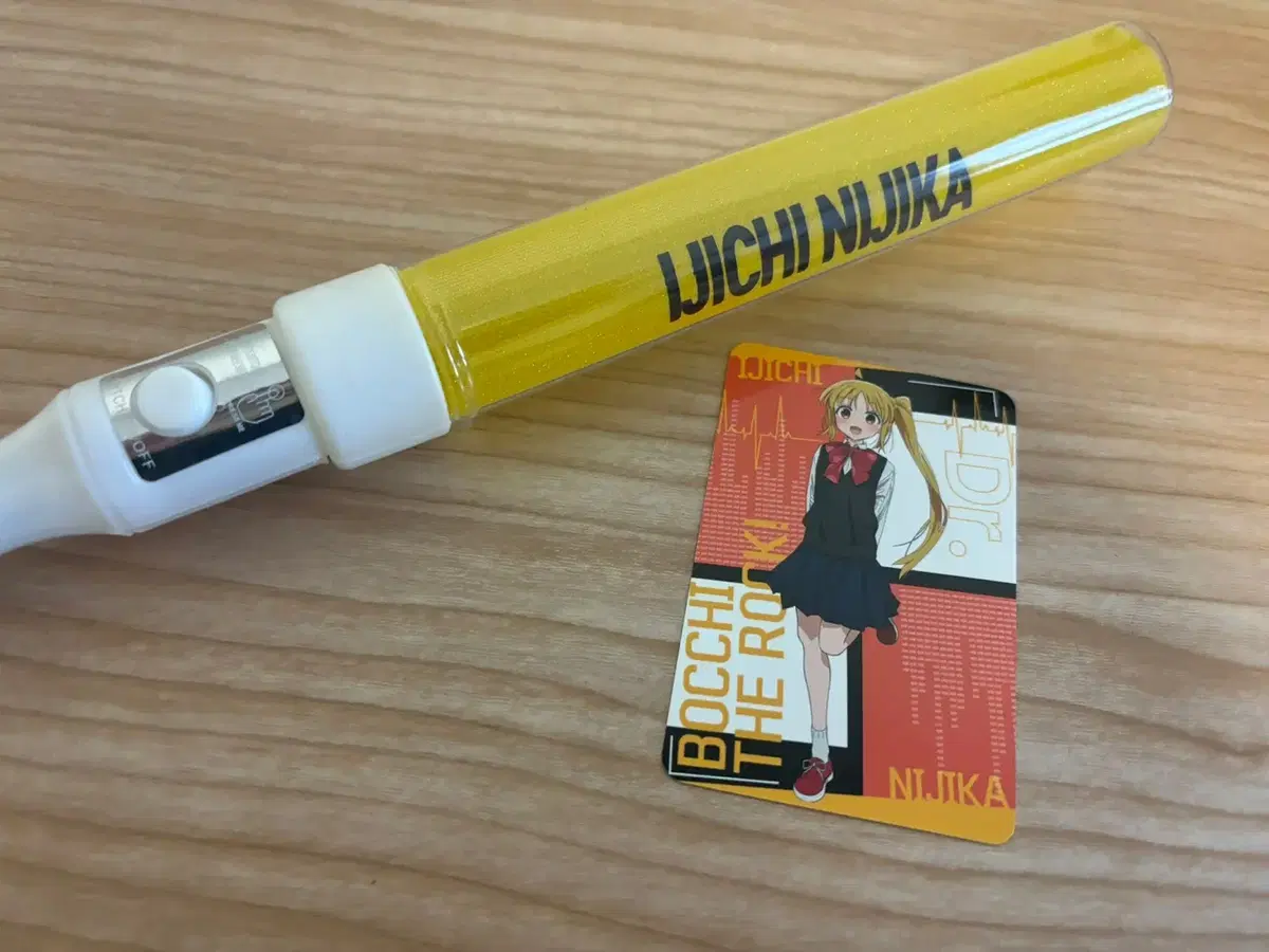 Botch the Rock Live Stellar Nijika lightstick + photocard