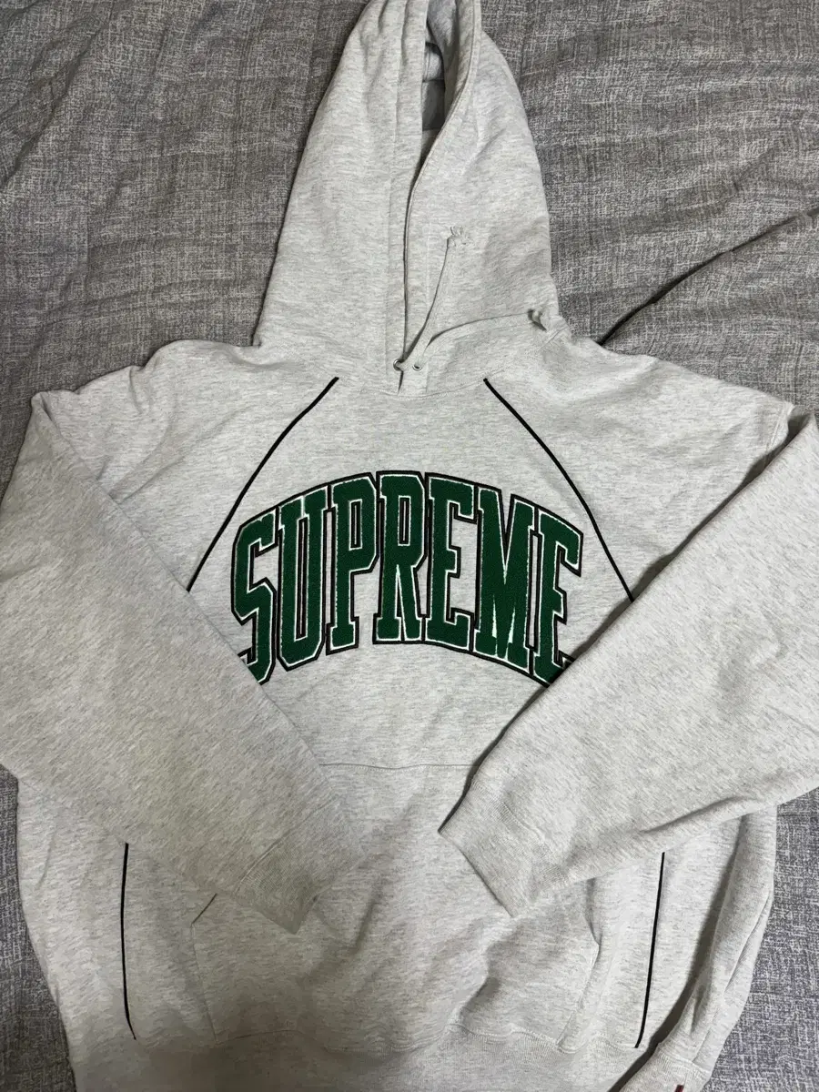 Supreme Hoodie Gray 94 Hoodie Size XL