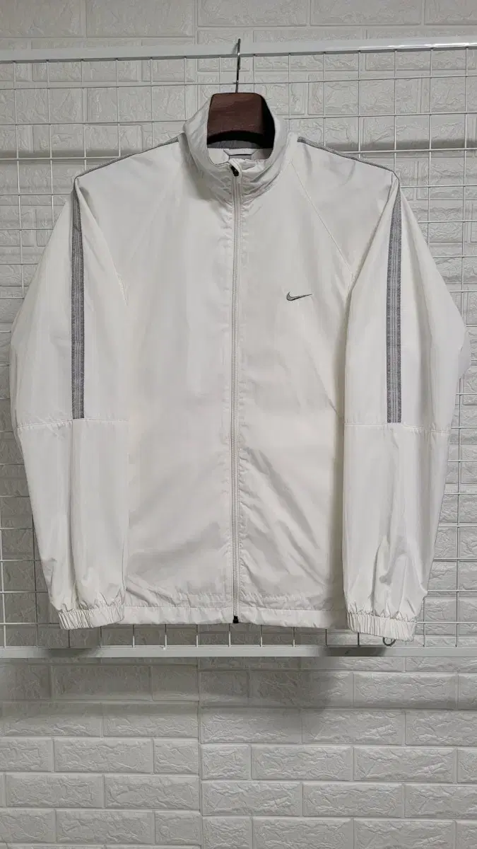 [M]NIKENike Old School 00's WhiteXGreyWushu Windbreaker Jacket M