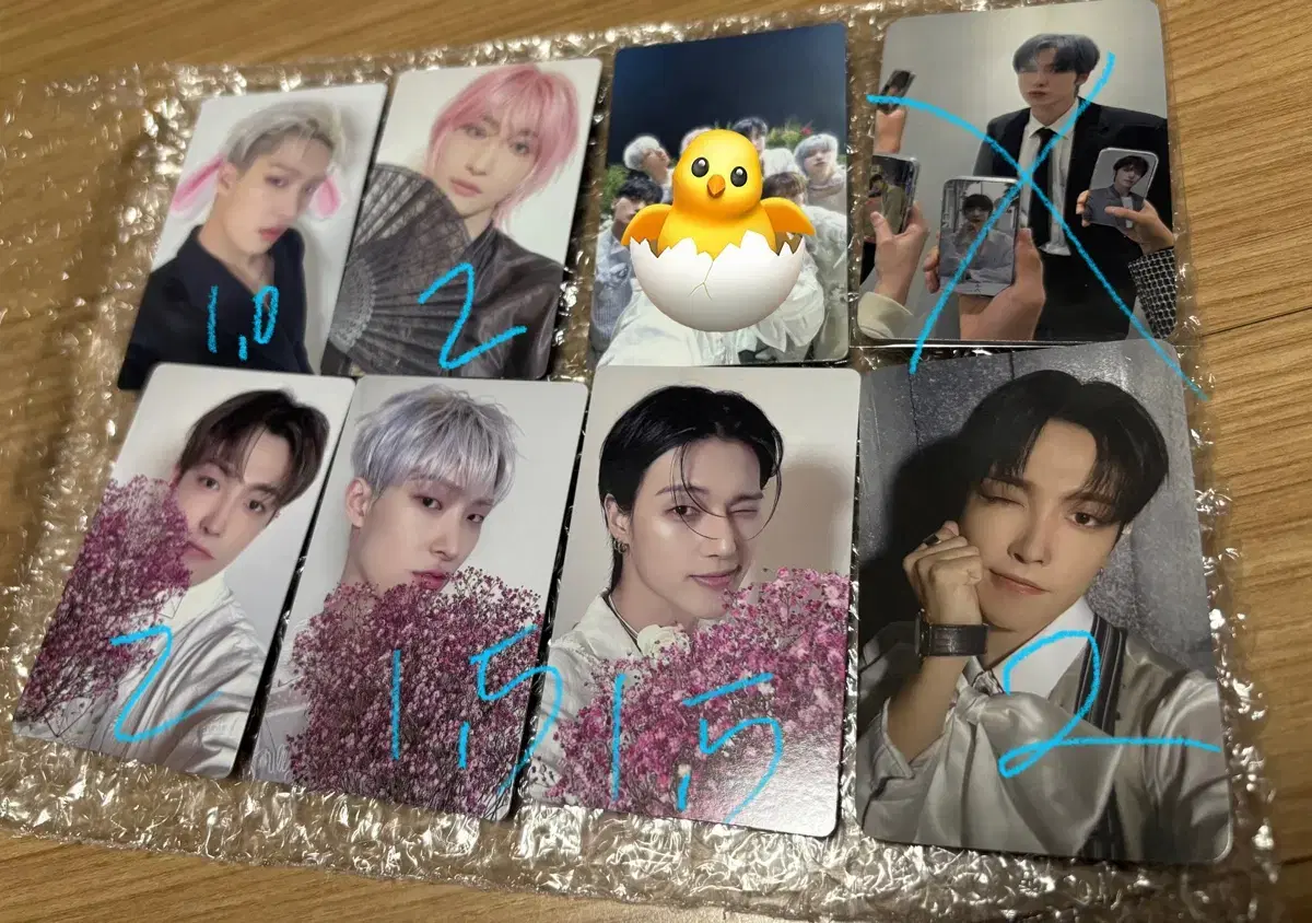 ateez 톡톡앨범 unreleased photocard wts