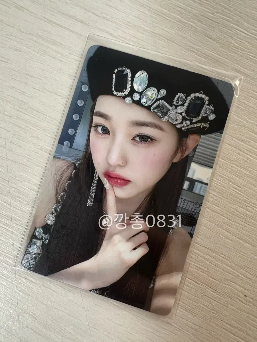 ive lovedive with muu beretmooning jang wonyoung wonyoung photocard wts