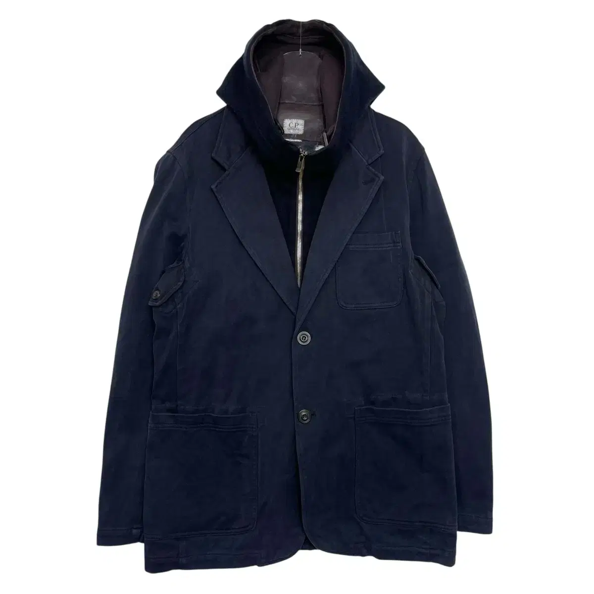 CP COMPANY Hooded Layered Blazer Jacket