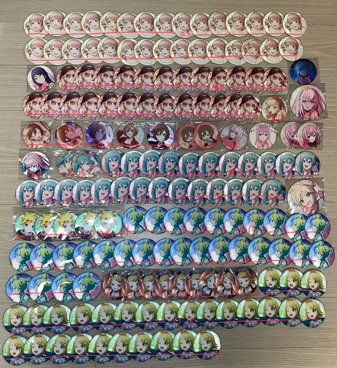 Honami Ichika Shihosaki Meiko Rin ren Miku Luka Canbadge Pseka