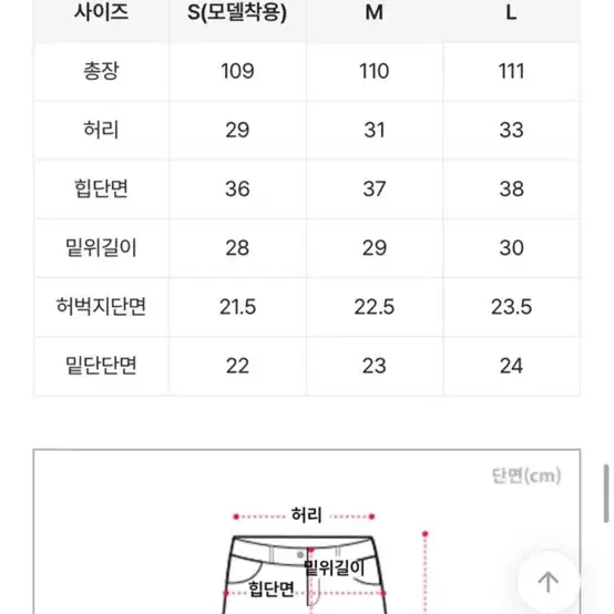 미젬므 다크워싱 롱부츠컷 S