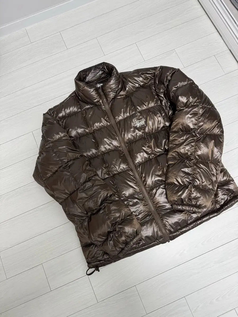 [M]Stussy Midweight Puffer Down Brown