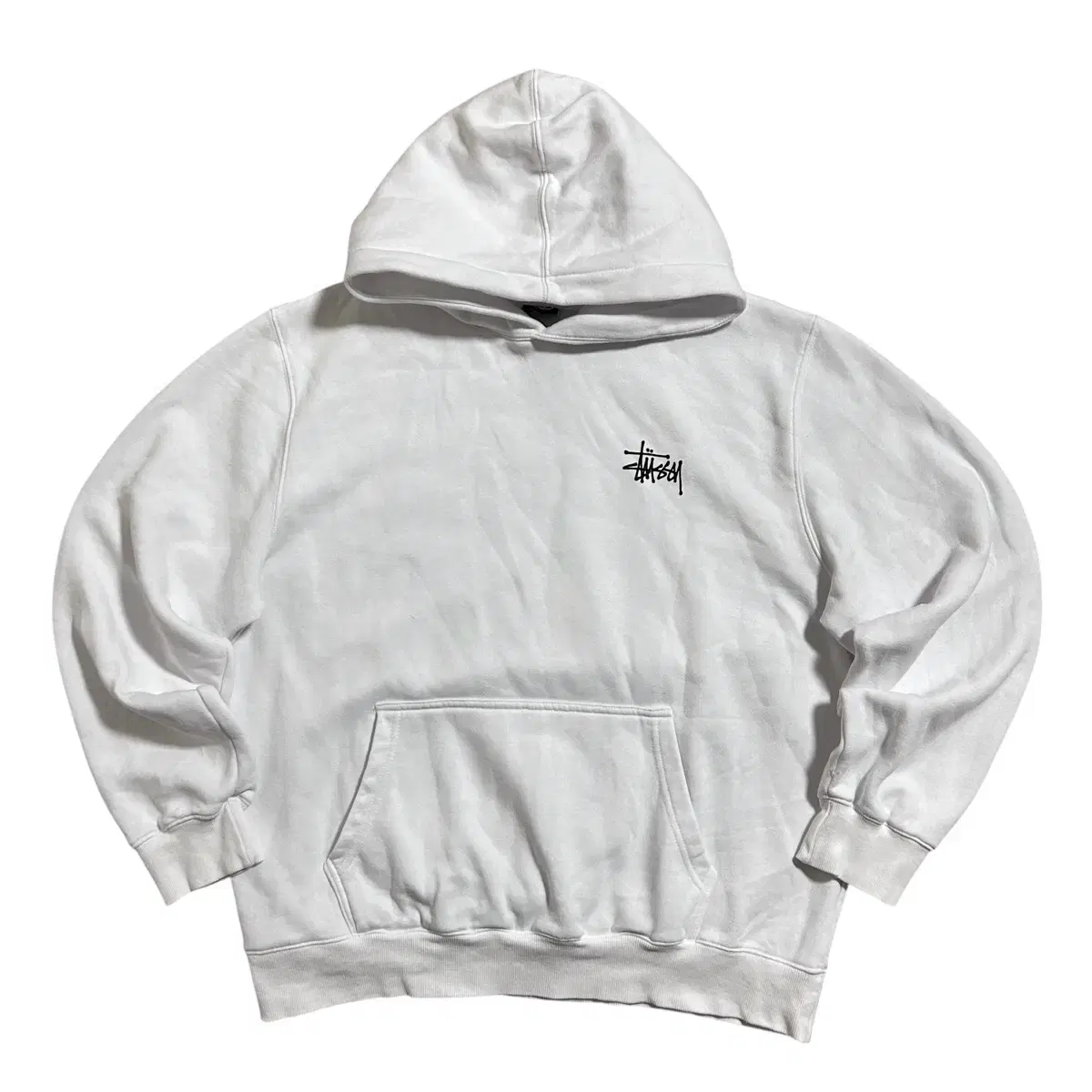 Stussy Basic White Hoodie (L)