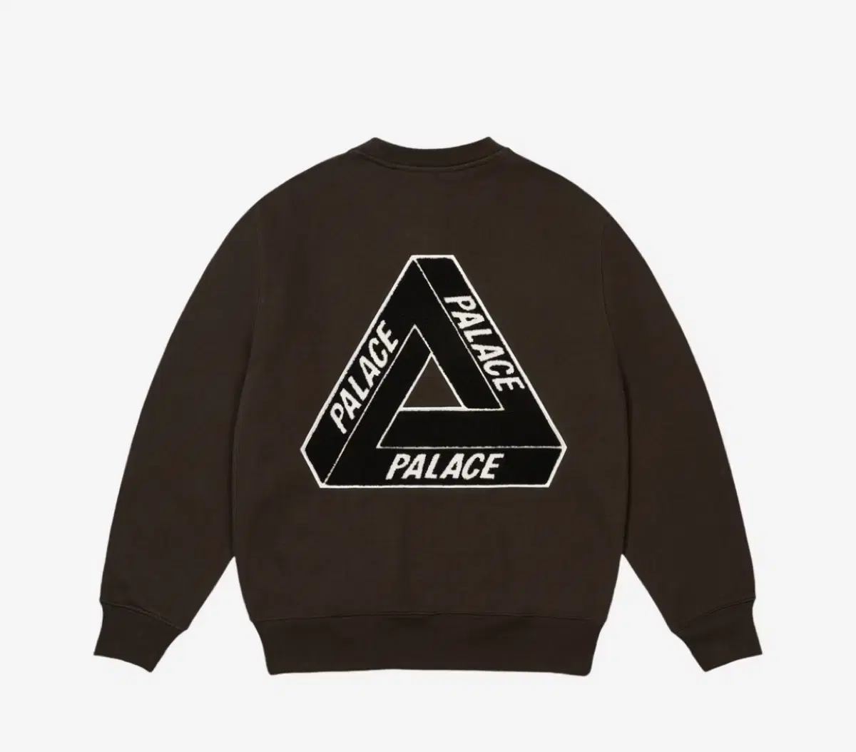 Pallas Chenille Triangle Crew Black - 24FW