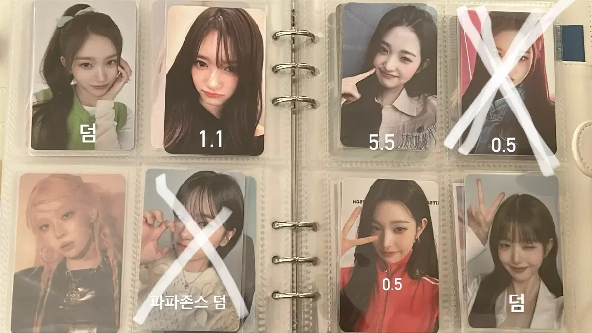 ive photocards to sell leeseo jang wonyoungautumnlayliz ahn yujin