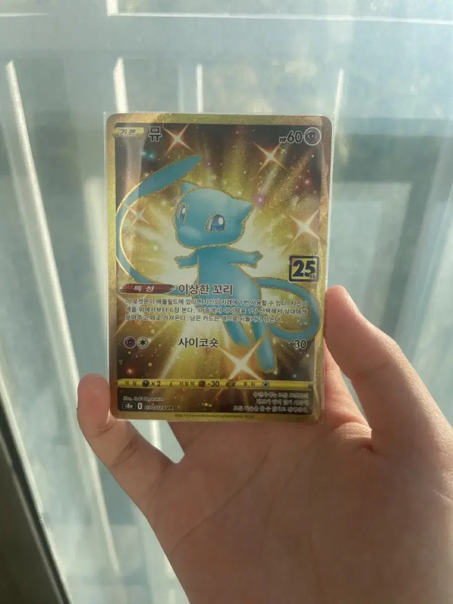 25th Anniversary Pokémon mu kards