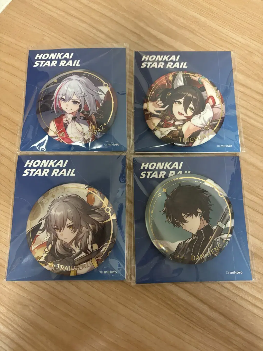 Disintegration Starrail Canbadges (Topaz, Nimbus, Mistress, Monocle)