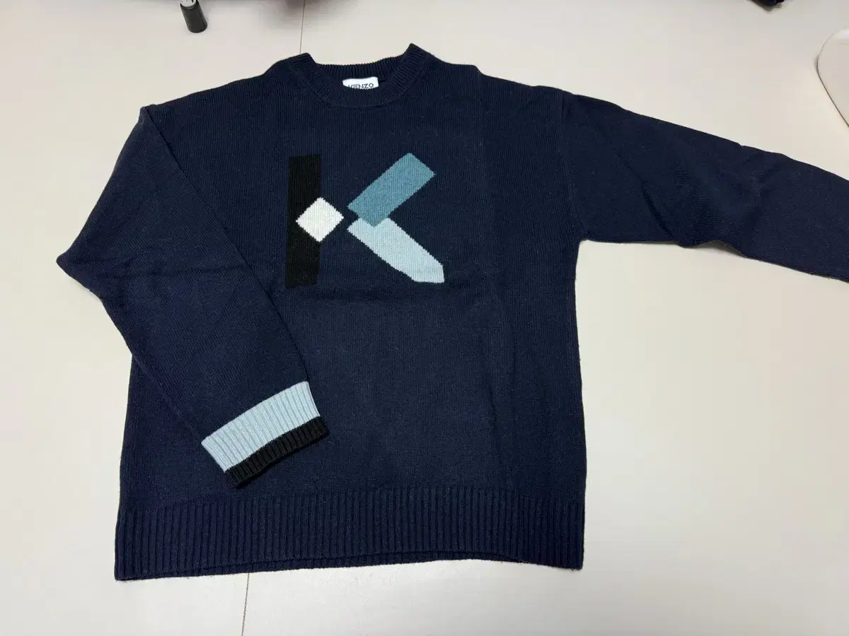 KENZO Colorblocked K Logo Knit