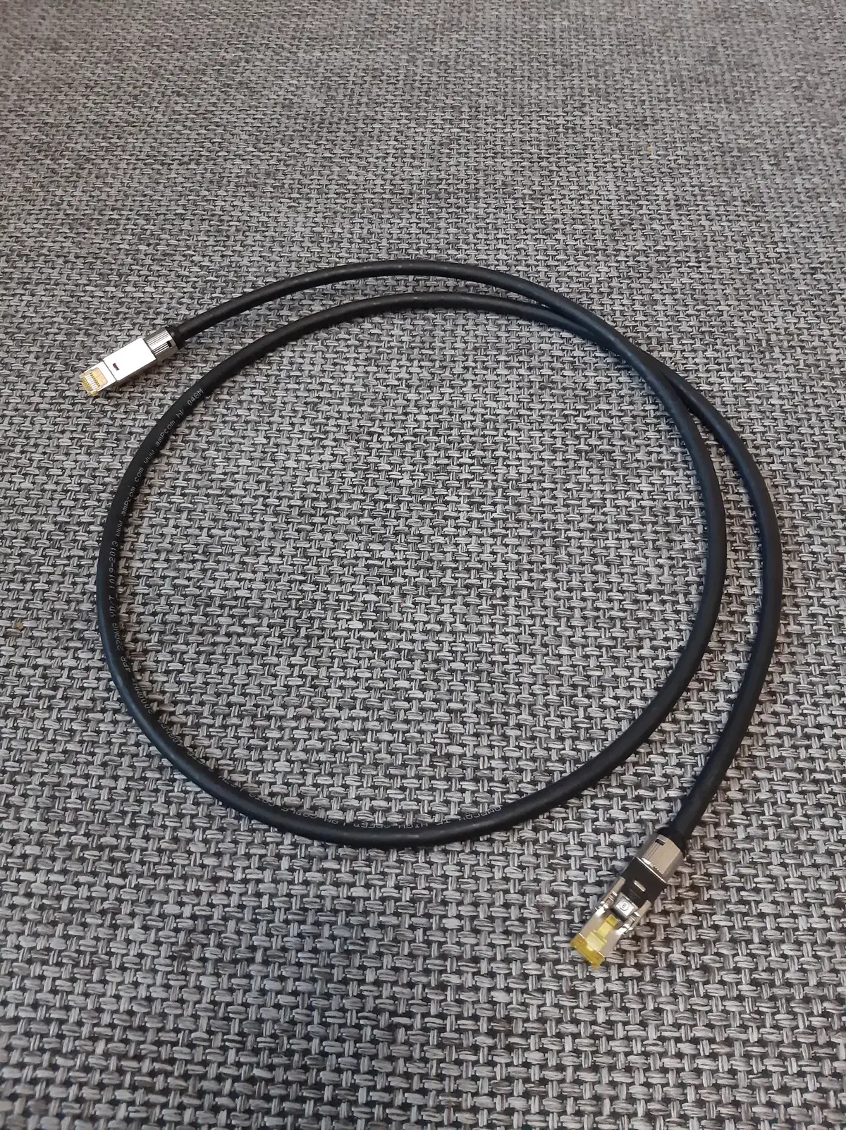 HiFi Cat8 이더넷 패치 케이블, 22AWG  2000Mhz 40G