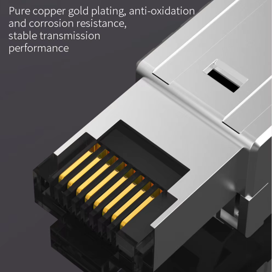 HiFi Cat8 이더넷 패치 케이블, 22AWG  2000Mhz 40G