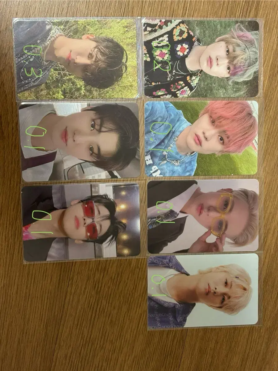 nct dream chenle renjun jaemin photocard