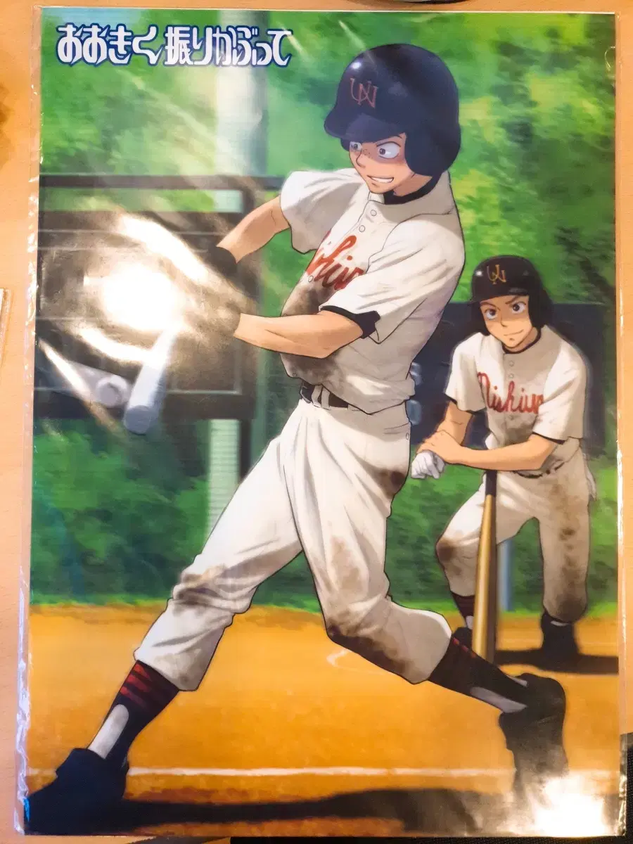 Tajima A3 clear poster with big swings