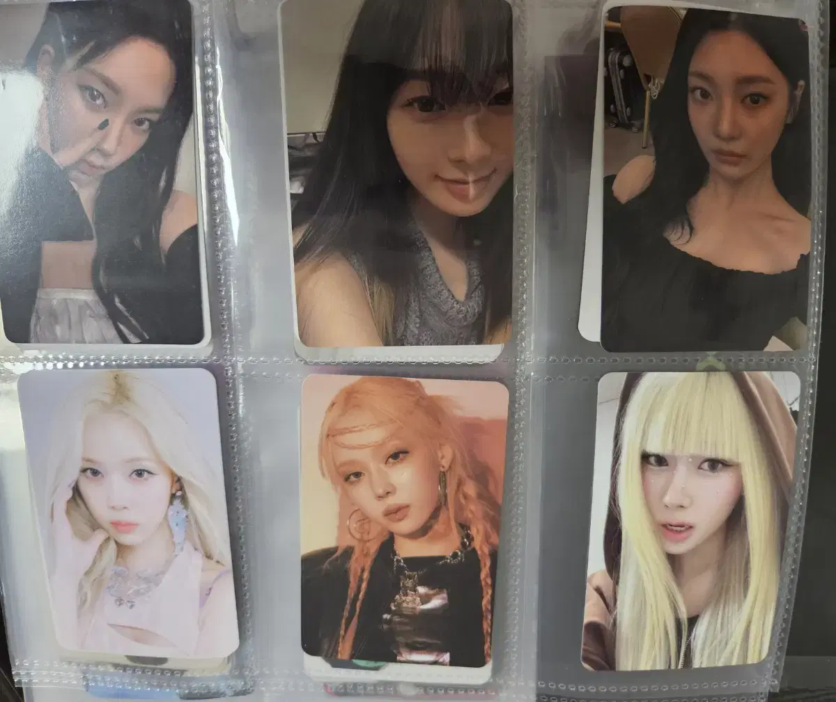 aespa red velvet photocard