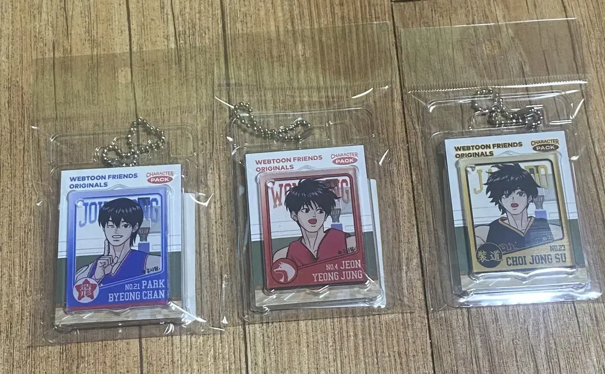 Garbage Time Gakta LD Character Pack keyring Jeon Youngjung Park Byungchan Choi