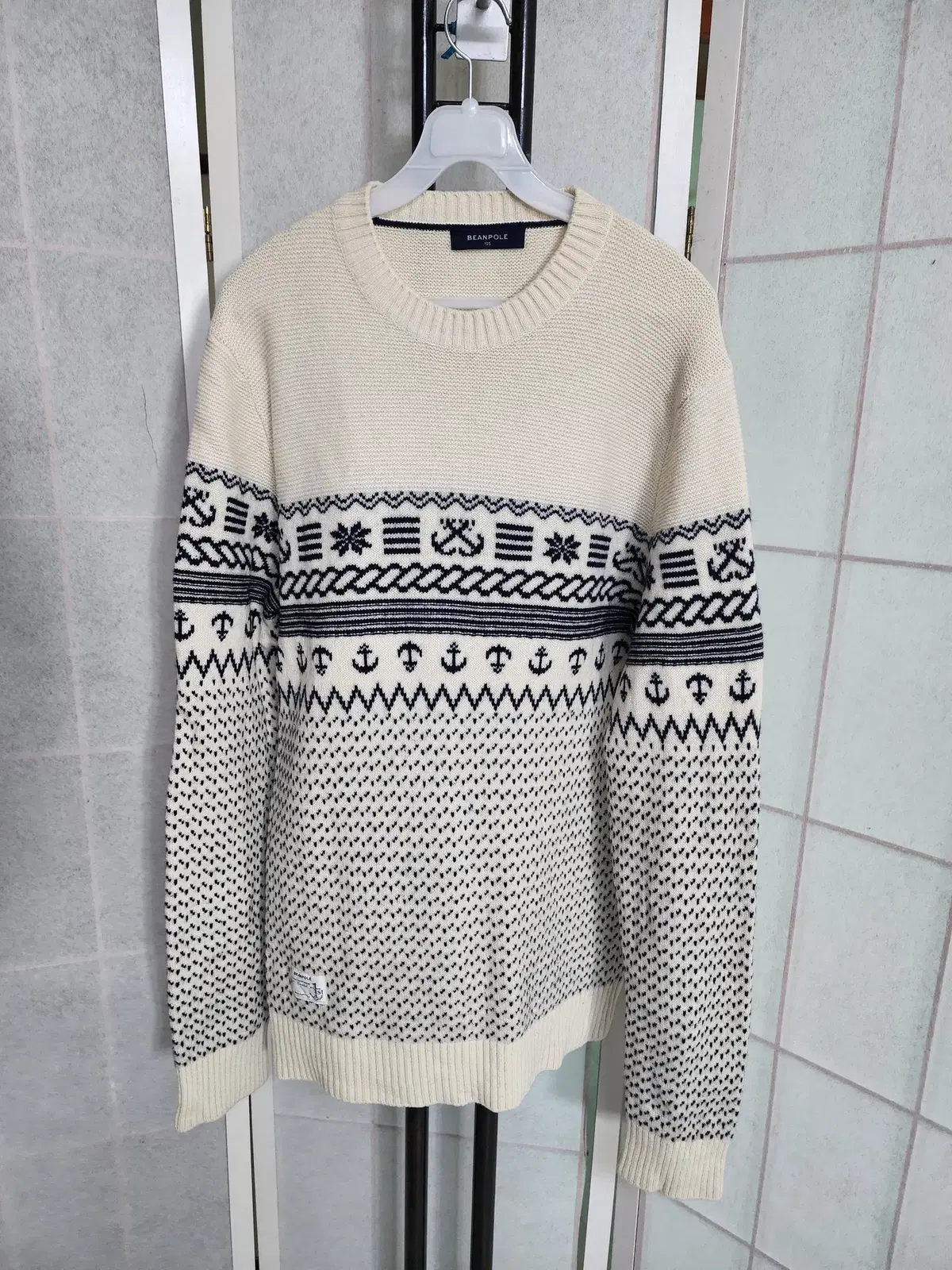 Beanpole Knit Men's Knit95 Winter Sweater Pure Monotone