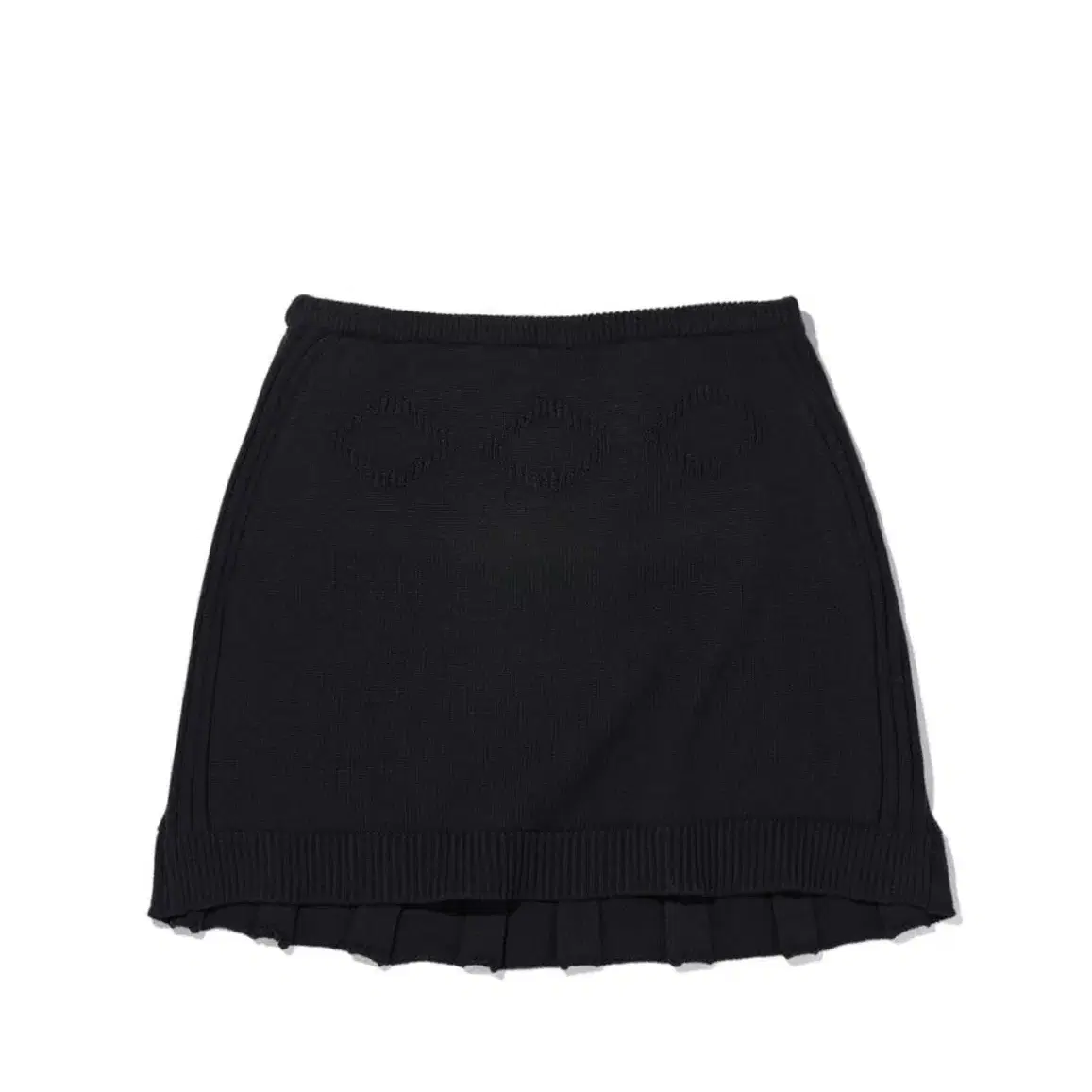 미스치프 RHOMBUS KNIT SKIRT BLACK M