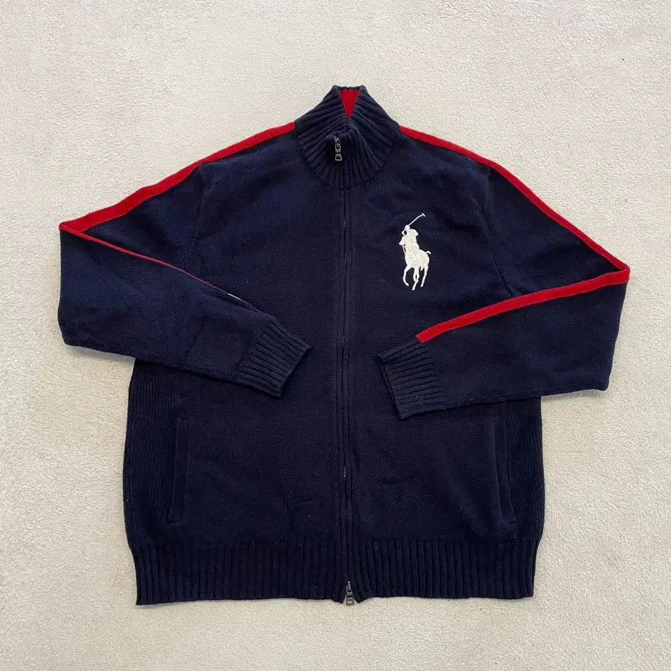 Polo Lambswool Knit Zip-up Jacket 110