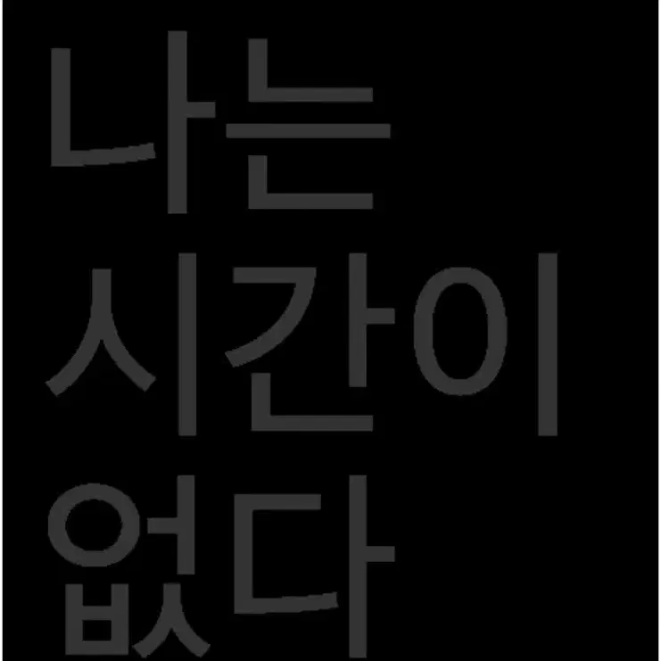 태호서울 나는 시간이 없다 s