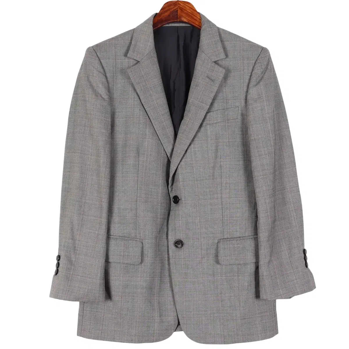 Yves Saint Laurent Wool, cashmere and silk blend checked blazer 48