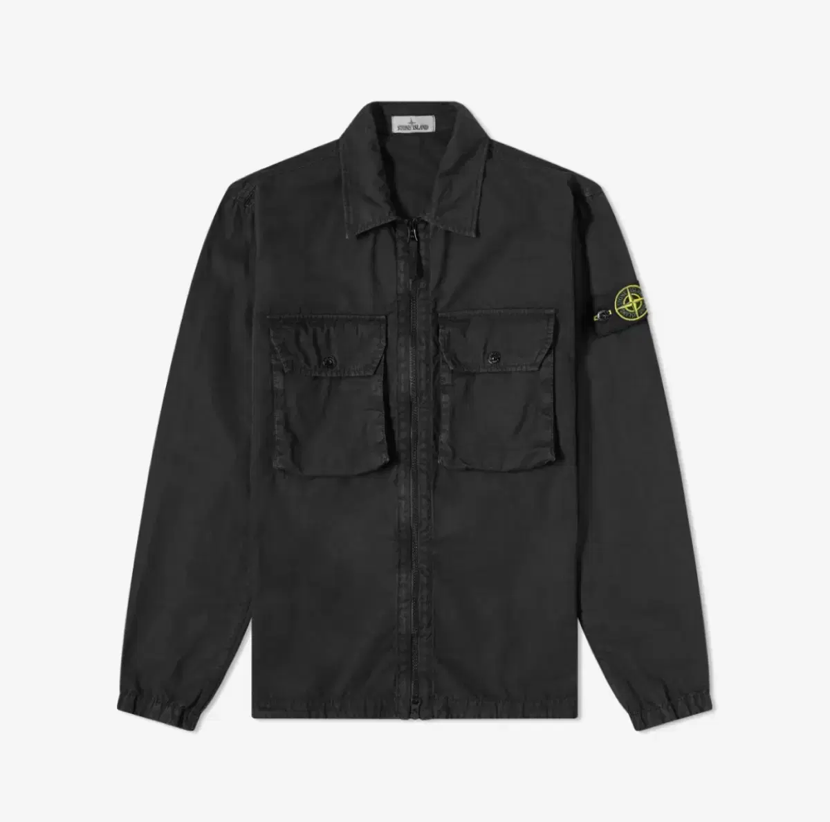 Stone Island 21fw Olde Effect Overshirt Black L