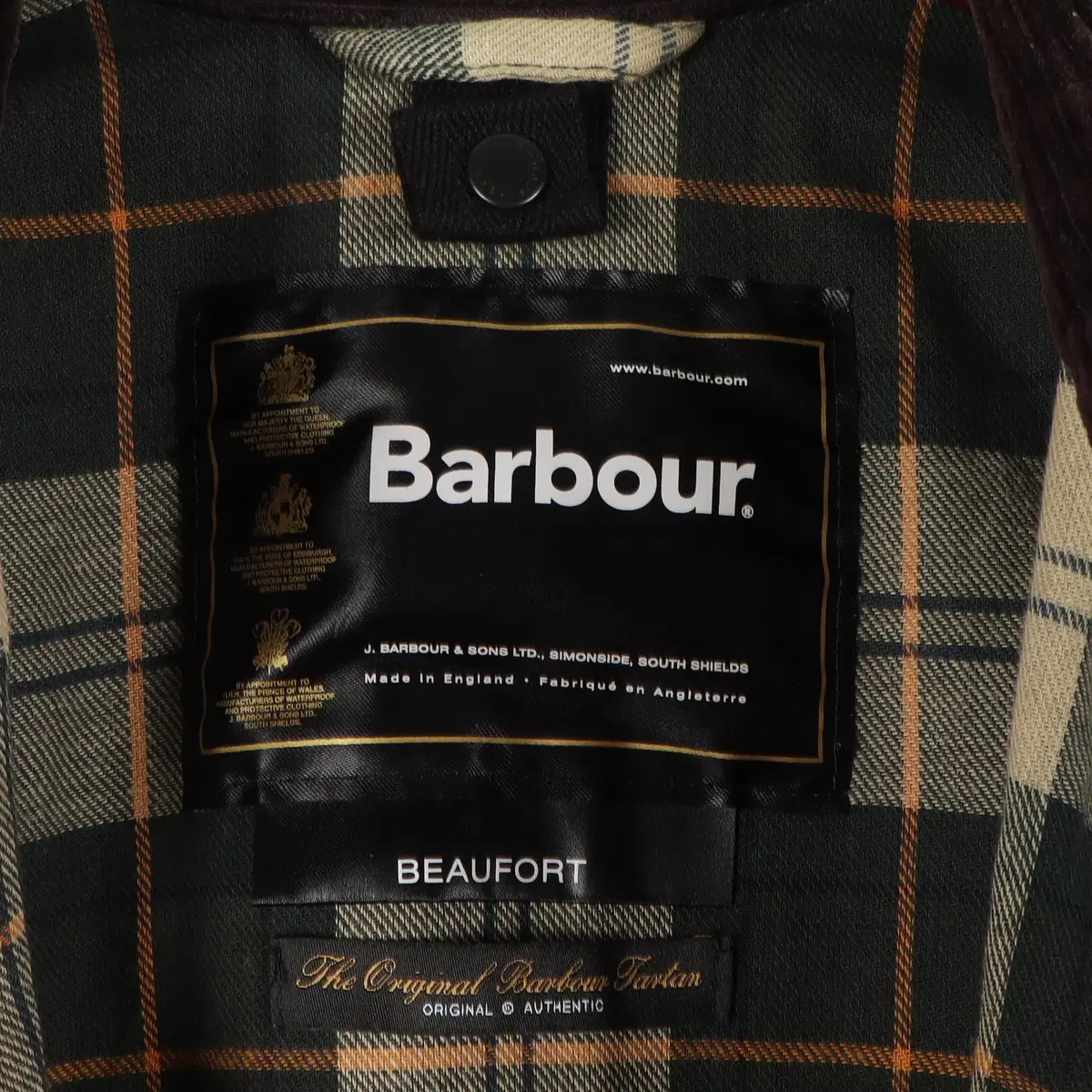 바버 BARBOUR 뷰포트 BEAUFORT 왁스 자켓 38