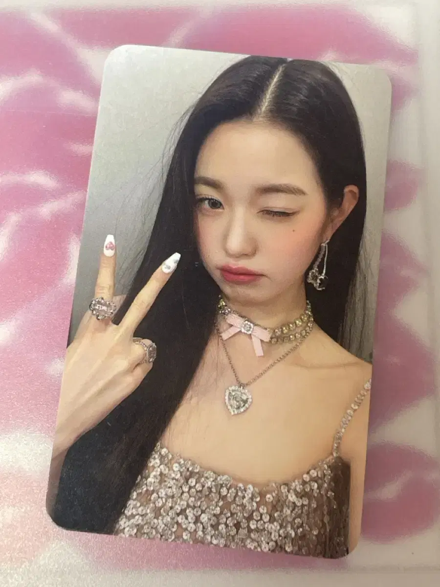 ive lovedive apple music jang wonyoung photocard