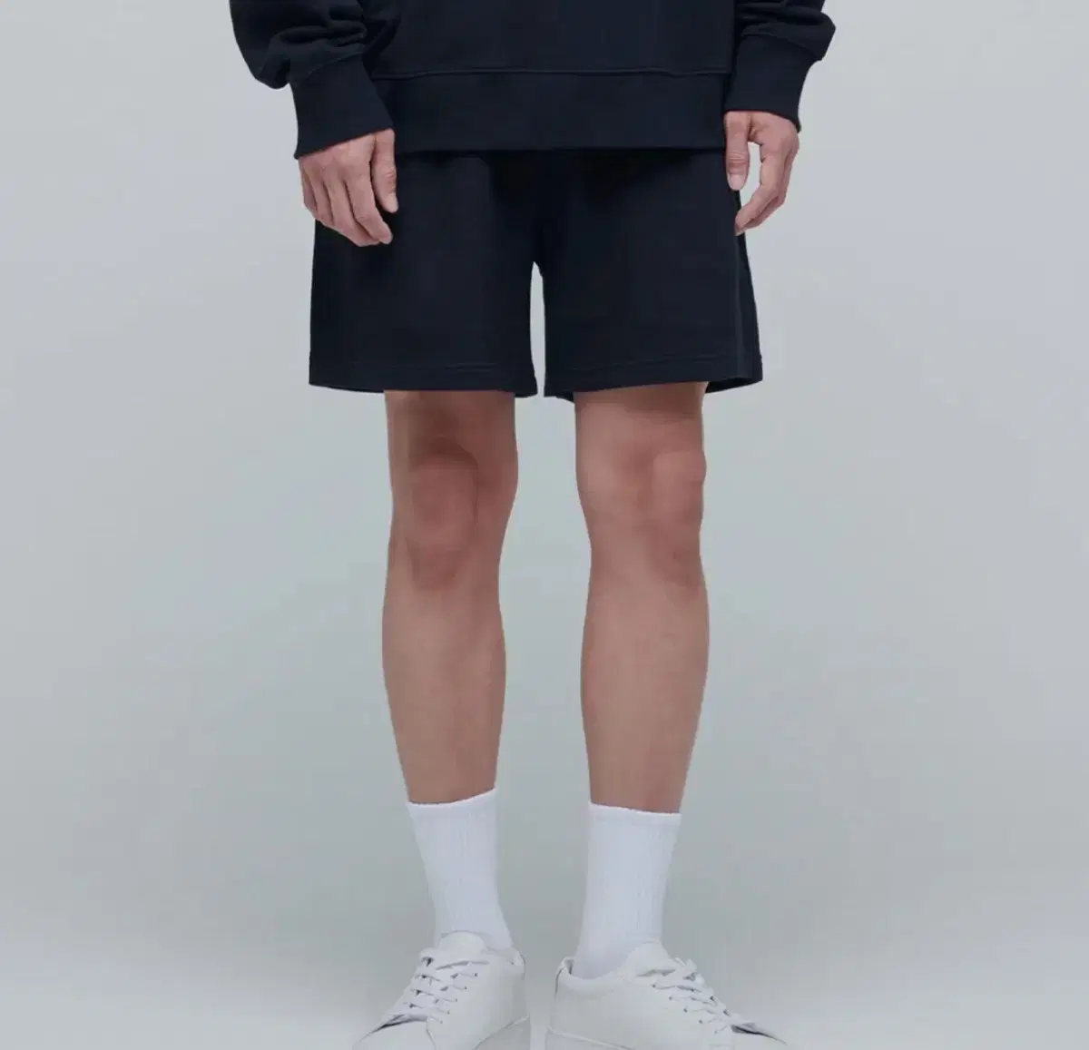 <새제품> Unisex Standard Boxer Fit Sweat Shorts 2XL [Navy]