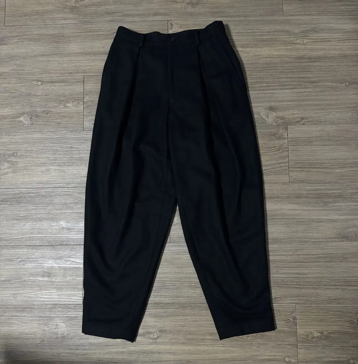 Issey Miyake Men's Wool Wide-legged Pants