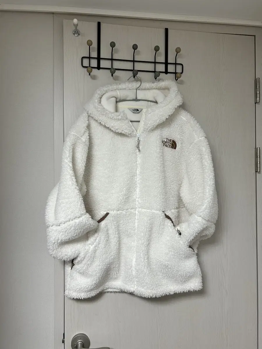 North White Belly Poggle Fleece Zip Up