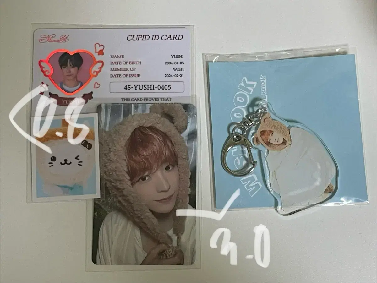 NCT wish U.S. photocard keyring Jyxa Rastatpredebut Steady Japan Membership