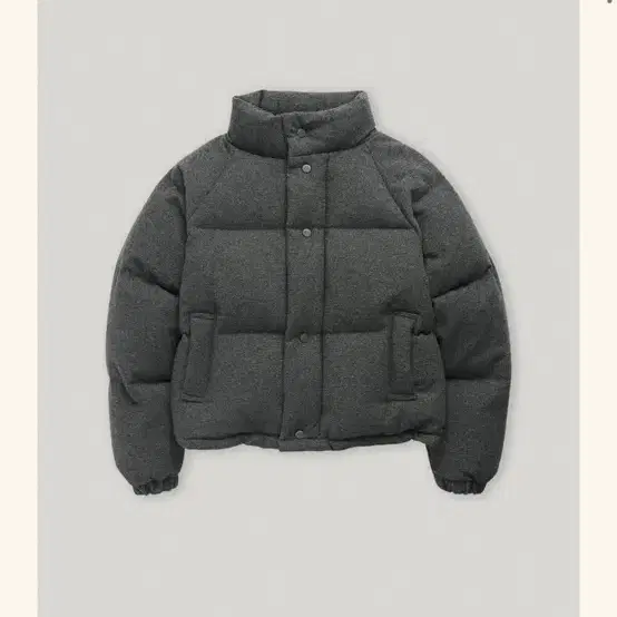 스무스무드 Midhope Wool Down Jacket Gray