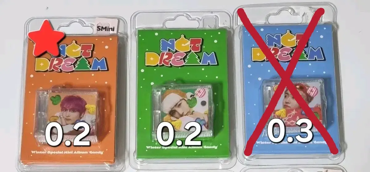 nct dream candy unsealed smini wts haechan renjun jaemin