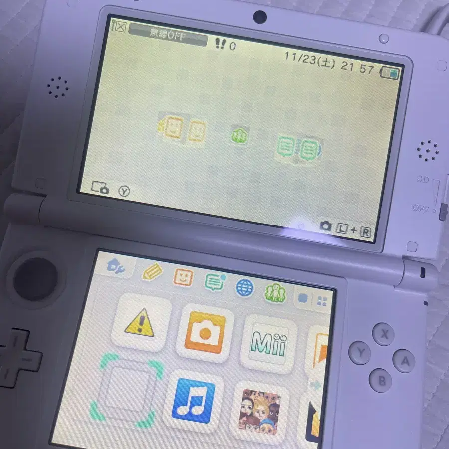 최상품s급 풀구성 닌텐도 3ds xl 일본판 핑크+액정필름+케이스+조이콘