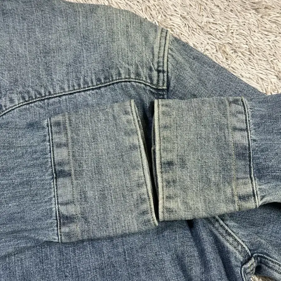 [M] 리바이스 LEVIS 웨스턴 투포켓 데님 셔츠 중청