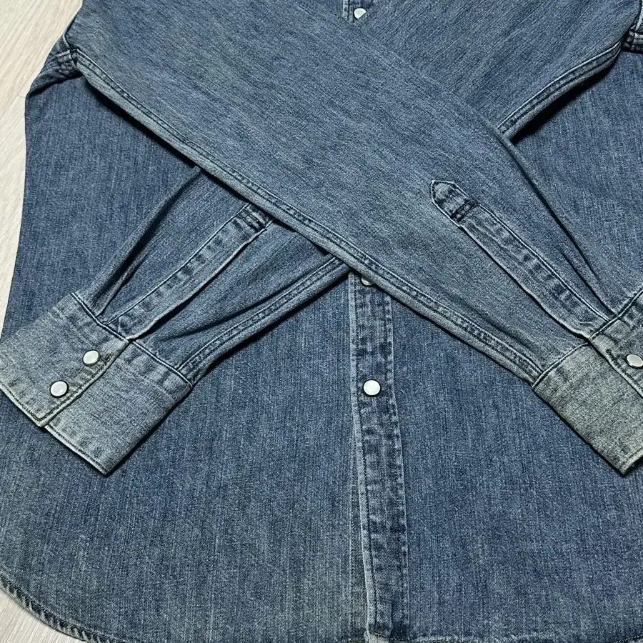 [M] 리바이스 LEVIS 웨스턴 투포켓 데님 셔츠 중청