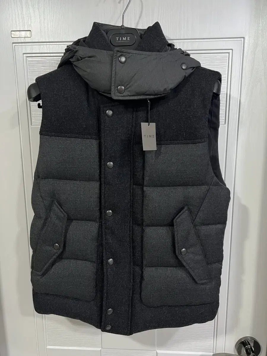 (New) 100% Time Homme Wool Goose Padded Vest