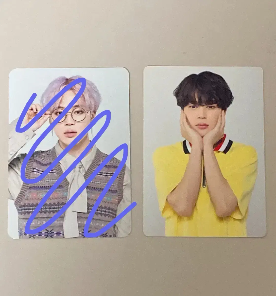 Bangtan jimin Magic Shop Rubsell Mini Photocard